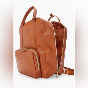 New with tags, backpack, style essentials, backpack, cognac